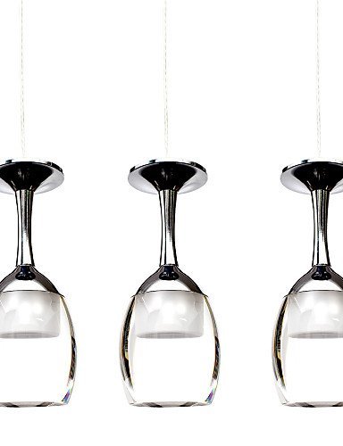 Best Buy ZQ Character design 3Wx3 LED Light Cup Chandelier Light Wineglass Pendant Lamp for Living Room Bar Saloon Dining Room , 110-120v