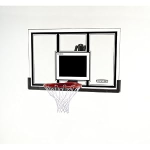 Lifetime 71526 Competition Square Shatter Guard Basketball 54-Inch Backboard and Slam-It Pro Rim