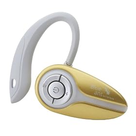 BlueAnt X3 Micro Bluetooth Headset with USB, Car, and Wall Chargers - Gold