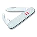 Victorinox Swiss Army Bantam Alox Pocket Knife (Silver Alox Ribbed )