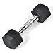 Rubber Coated Hex Dumbbell Size : 8 lbs