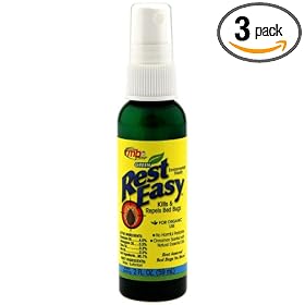 Rest Easy Bed Bug Spray, Twin Pack,  2-Ounce Bottles (Pack of 3)