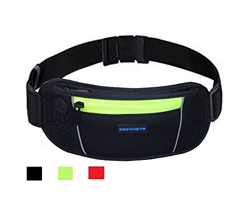 Running Belt Wallet, Running Waist Pack Pouch for Men and Women (Yellow)