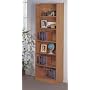 Light Oak Finish 6 SHELF BOOKCASE