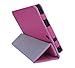 HappyZone PU Leather Case Cover with Build In Stand For Insignia Flex 7-INCH Tablet (Model NS-15AT07), Hot Pink