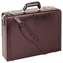Solo Leather Expandable Laptop Attache