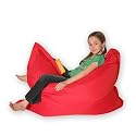 Kids BAZ BAG Beanbag Chair RED - Outdoor & Indoor use (water resistant)