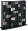 Triple Media Tower in Black Finish By Prepac Furniture