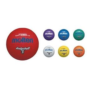 【クリックで詳細表示】molten(モルテン) ゴムドッジボール1号球 RED(赤) D1R