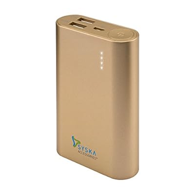 Syska Power Bar 100 10050mAH Power Bank (Black)