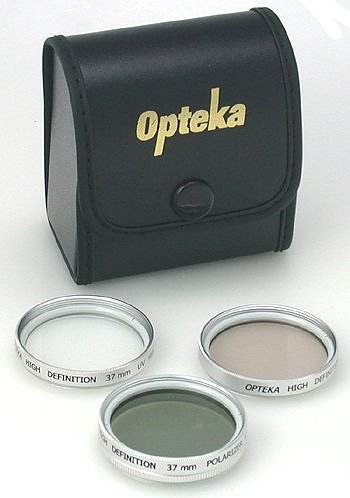 Opteka 37mm Hi Def Professional Video Filter Kit UV PL FLD