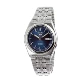 Seiko Wrist Watches-Seiko 5 SNK647K1 Automatic Mechanical Self-Winding Blue Dial Date Day Stainless Steel Case Water Resistance Men's Watch