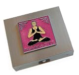 Yoga Namaste Rose Travel Jewelry Case