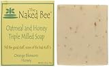 The Naked Bee Moisturizing Orange Blossom Honey Oatmeal and Honey Triple Milled Soap 2.75 oz