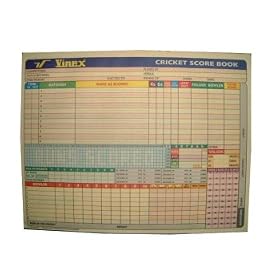 Vinex Cricket Scoring Book 80 Innings