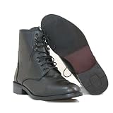 Exselle Synthetic Leather Childs Lace Up Black Paddock Boot