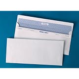 Quality Park Reveal-N-Seal Envelope, #10, 4.25 x 9.5 Inches, White, 40 Envelopes (67012)