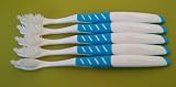 The new generation US patented, non-nylon, tapered, soft, and ultra fine bristles - AFT multiple pattern 5 manual toothbrushes