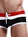 SEOBEAN Mens Low Rise Sexy Swimwear Boxer Brief Trunks 2207