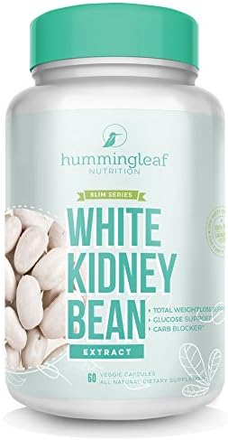 HUMMINGLEAF Pure White Kidney Bean Extract Phase 2 Carb Blocker Intercept Supplement for Weight Loss
