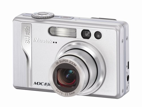 Mustek MDC830Z 8.1MP Digital Camera with 3x Optical Zoom