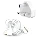 TB1 A+++ TOP QUALITY Plug USB Wall Charger +Data transfer /charging cable also supports iPhone 4, 4GS, 3GS, 3, All Apple iPods With Dock Connectors