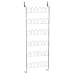 Neu Home 18-Pair Over-Door Shoe Rack - Chrome