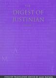 The Digest of Justinian (2 Volume Set)