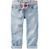 オシュコシュ OSHKOSH/ ガールフレンド ジーンズ - スパークル ブルー ウォッシュ デニム ボトムスデニム 10歳【並行輸入】