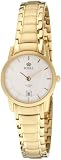Royal London Ladies PVD G/P Slimline Bracelet Watch with White Dial