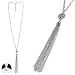 SG PARIS NECKLACE 60CM+EXT RHODIUM CRYSTAL TRANSPARENT/CRYSTAL NECKLACE NECKLACE METAL/ENAMEL/STRASS WINTER WOMEN RETRO GLAM FASHION JEWELRY / HAIR ACCESSORIES FRINGE AND TASSEL SG PARIS NECKLACE 60CM+EXT RHODIUM CRYSTAL TRANSPARENT/CRYSTAL NECKLACE NECKLACE METAL/ENAMEL/STRASS WINTER WOMEN RETRO GLAM FASHION JEWELRY / HAIR ACCESSORIES FRINGE AND TASSEL
