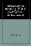 A dictionary of banking