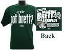 Broadway Brett Favre Jettisoned to New York's Big Apple T-shirt