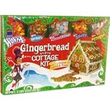 Wonka Gingerbread House (Cottage) Candy Kit with Runts, Nerds, Sweetarts and Bottlecaps for trim