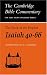 Cambridge Bible Commentaries: Old Testament 32 Volume Set: The Book of the Prophet Isaiah, Chapters 40-66 (Cambridge Bible Commentaries on the Old Testament)