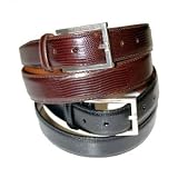 Brighton Becker Lizard Dress Belt, Sizes 36-46