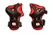 Punisher Skateboards Boys Elbow, Knee, and Wrist Pad Set for Skateboarding or BMX, Youth Ages 8+, Red