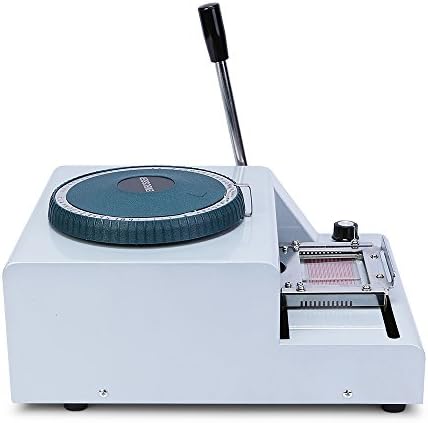 ItWorthy 68-Character Manual PVC Card Embosser Embossing machine Credit ID VIP Stamping Code printer Tool
