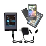 Double Wall Home Charger with tips including a tip for the RCA SLC5008 LYRA Slider Media Player – uses Gomadic TipExchange Technology