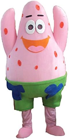 MaxCos Patrick Star Adult Size Mascot Costume,L,Pink