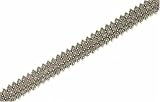 Image of 9ct White Gold Diamond 3 Row Ladies Bracelet