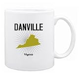 New  Danville Usa State - Star Light  Virginia Mug Usa City