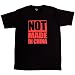 中国製じゃない! NOT MADE IN CHINA Tシャツ ブラック