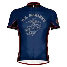 Buy Primal Wear USMC Marines Marine Corps Dress Blues Cycling Jersey with DeFeet Socks - Choice of Size