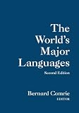 The World's Major Languages