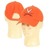 Virginia Cavaliers Classic Logo Adjustable Baseball Hat - Orange