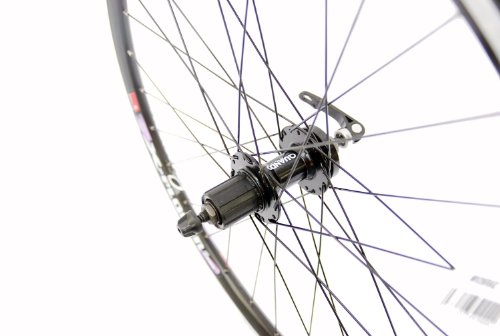 REAR WHEEL DBL WALL MTB QR 8/9 SPEED DISC/V BLK