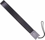 BlackBerry Leather Strap for BlackBerry Bold 9000 (Black) [Bulk Packaging]