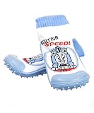 Skidders Thomas The Train Kids Slip-Resistant Indoor Outdoor Slip-On Hybrid Shoes with Socks