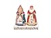 Certified International Holiday Traditions 3-D Salt and Pepper Set with Stand, 5-3/4-Inch by 3-Inch by 5-1/2-Inch
